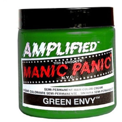 MANIC PANIC CLASSIC CREAM SEMI PERMANENT HAIR COLOR CREAM - GREEN ENVY118 ml (1 Jar)