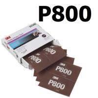 กระดาษทรายเฟล็กซิเบิล P800 (25แผ่น) 3M Flexible Abrasive Hookit Sheet