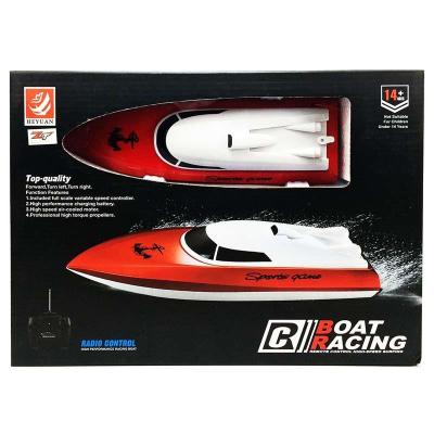 เรือยอร์ชไฮสปีด เร็วพิเศษ บังคับวิทยุ ประสิทธิภาพสูง สีแดง ZT Realistic Yacht Toy RC High Performance Racing Boat High-Speed Surfing Sport Game (Red)