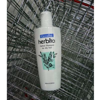 กิฟฟารีน แชมพูสูตรสมุนไพร เฮอร์บิต้า สูตร3สำหรับผมแห้ง 200 ml 1 ขวด Giffarine Herbita Herbal Shampoo For Dry Hair 200 ml 1 bottle