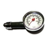 เครืองวัดความดันลมยางหน้าปัดขาว Tyre Tire Pressure Gauge Meter (Grey)