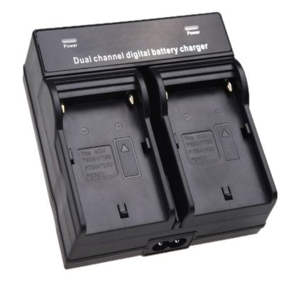 แท่นชาร์ตแบตคู่ Dual Channel Battery Charger for SONY NP-F970 F750 F960 QM91D FM50 FM500H FM55H Battery