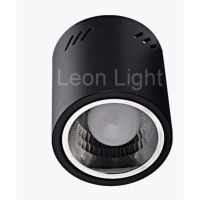 Leon Light โคมไฟ ดาวน์ไลท์ติดลอยทรงกลม 1x E27 4นิ้ว LDC-40507 BK  พร้อมหลอด7วัตต์แสงวอร์ม