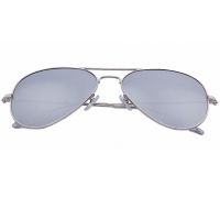 MERRYSTORE แว่นกันแดด รุ่น  MSP412 Silver Frame Silver Lens