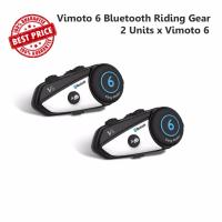 YOYOCAM 2 Units บูลทูธติดหมวกกันน็อค ภาษาอังกฤษ Vimoto V6 Helmet Bluetooth Headset microphone Intercom  English Voice