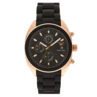 นาฬิกาข้อมือผู้ชาย Emporio Armani Sport Black Chronograph Dial Mens Watch AR5954