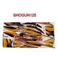 สติ๊กเกอร์ติดรถมอเตอร์ไซด์ สำหรับ SUZUKI-SHOGUN125 สีดำ