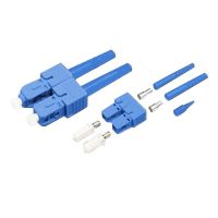 Link UF-0006SM SC SIMPLEX SM, BLUE, ZIRCONIA CONNECTOR, Blue Boot 0.9 &amp; 3.0 mm UF-0006SM