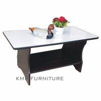 KMP Furniture โต๊ะกลางโซฟา วินเชอร์ รุ่น หน้าโฟเมก้า (สีขาว/โอ๊ด)