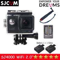 SJCAM SJ4000 WiFi 2.0นิ้วModel 2016 (Black) + Battery + Dual Charger + TMC Selfie Red