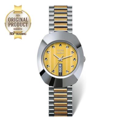 RADO Diastar Quartz นาฬิกาข้อมือผู้ชาย  สายสแตนเลส รุ่น R12305304 - สองกษัตริย์ ทอง/เงิน