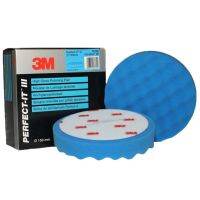 3M (2แผ่น) โฟมขัดเงาละเอียดสีฟ้าขนาด 6 นิ้ว หลังสักหลาด 50388 Perfect-it III Ultrafina SE High Gloss Pad Blue - 2 Pad Pack