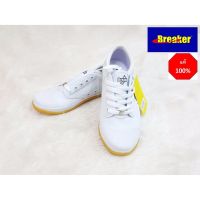 รองเท้าผ้าใบสีขาว Breaker Futsal *แท้100% รองเท้าผ้าใบเบรกเกอร์ รองเท้านักเรียนสีขาว ผ้าใบนักเรียน รองเท้าผ้าใบนักเรียน