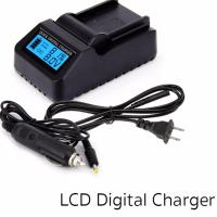 VF815 LCD Digital LCD Camera Charger For VF815  แท่นชาร์จแบตกล้องมีจอ LCD แสดงสถานะแบตJVC VF808 VF815U VF823U815 808 823 - intl