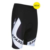 กางเกงปั่นจักรยานพิมพ์ลาย Spandex CP-002 สีดำ ไซร์ S