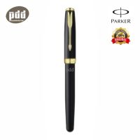PARKER ปากกาป๊ากเกอร์ โรลเลอร์บอล ซอนเนต แมทดำ จีที – PARKER SONNET MATTE BLACK GOLD TRIM ROLLERBALL PEN (ราคาพิเศษ พร้อมกระดาษห่อของขวัญ)