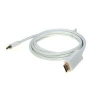 สายแปลง mini display port to hdmi 1.5m มีเสียงด้วย (White)