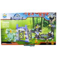 ProudNada Toys ของเล่นเด็กชุดตัวต่อเลโก้ไดโนเสาร์(กล่องใหญ่)สุดคุ้ม QIAOLETONG JURASSIC LEGEND  TS8002A 400 PCS