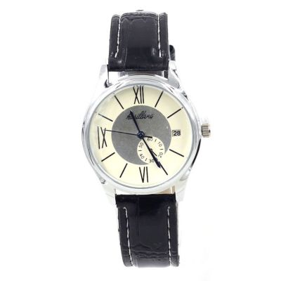 [ราคาพิเศษโละสตอก! คละสีส่ง]W Time นาฬิกาข้อมือผู้หญิง ระบบวันที่ - WP8142 (White/ Black)