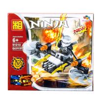 ProudNada Toys ของเล่นเด็กชุดตัวต่อเลโก้นินจา NINJA Masters of Spinjitzu 64 PCS 91010