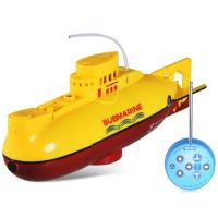 เรือดำน้ำบังคับวิทยุพร้อมรีโมทคอนโทรลกันน้ำ สีเหลือง ZT 40MHz 3CH RC Racing Submarine Tourism with Water Resistance Remote Control (Yellow)