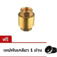 FDH Check Valve  เช็ควาวล์น้ำ เช็ควาล์ว 1 นิ้ว วาวล์กันย้อน วาล์วกันกลับ เกลียวใน 2 ด้าน แถม เทปพันเกลียว  1ม้วน