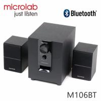 Microlab รุ่น M-106BT ลำโพงคอมพิวเตอร์ บลูทูธ 2.1 (สีดำ) Microlab M106BT ลำโพงบลูทูธคุณภาพ  Bluetooth 4.0