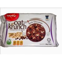 คุกกี้ มันชี่ โอ๊ตครั้นซ์ รส ดาร์คช็อกโกแลต 1 ซอง Munchys Oat krunch DARK CHOCOLATE (8 ห่อ) ถูกและอร่อยสุดๆ Hayatie_Shop