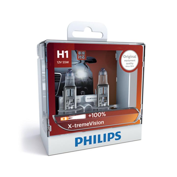 philips-หลอดไฟหน้ารถยนต์-x-treme-vision-100-3350k-h1