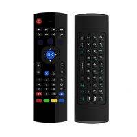 MX3 Airmouse Keyboared 2.4 G Wireless Support for Android TV Box and Computer (Black)