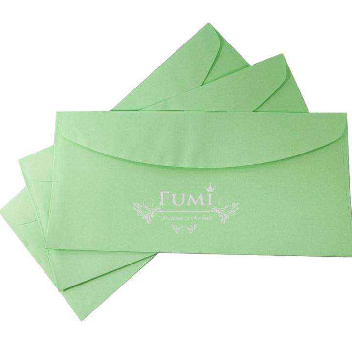 fumi-ซองการ์ดแต่งงาน-4-25x9-นิ้ว-200-ซอง-ฝาโค้ง-สีเขียว