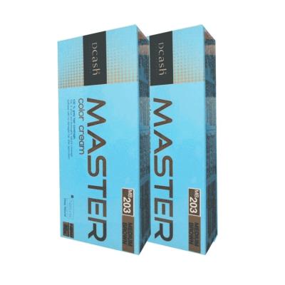 DCASH Master Color Creamดีแคช มาสเตอร์ ครีมเปลี่ยนสีผม 60 g.( MB203 สีน้ำตาลกลาง) 2 กล่อง