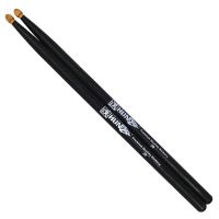 HUN ไม้กลอง 2B Hickory ระดับพรีเมี่ยม 16.2" รุ่น HIC-2B (สีดำ)