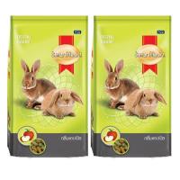 Smartheart สมาร์ทฮาร์ท อาหารกระต่าย สูตรกลิ่นแอปเปิ้ล 1kg (2 ถุง) Rabbit Food Apple Flavor 1kg (2 Units)