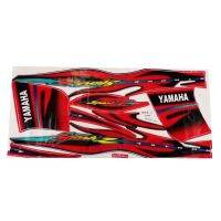 สติ๊กเกอร์ติดรถมอเตอร์ไซด์ สำหรับ YAMAHA-SPARK110 สีแดง