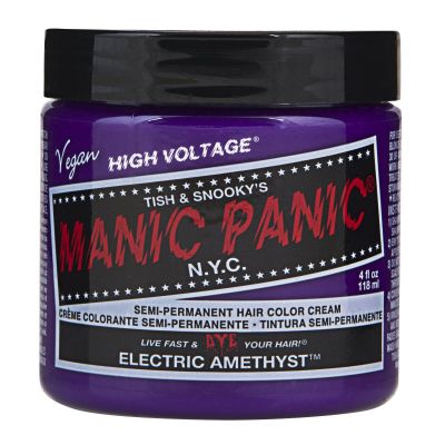 MANIC PANIC - CLASSIC CREAM SEMI PERMANENT HAIR COLOR CREAM  118 ml (1 Jar) (ELECTRIC AMETHSYT)