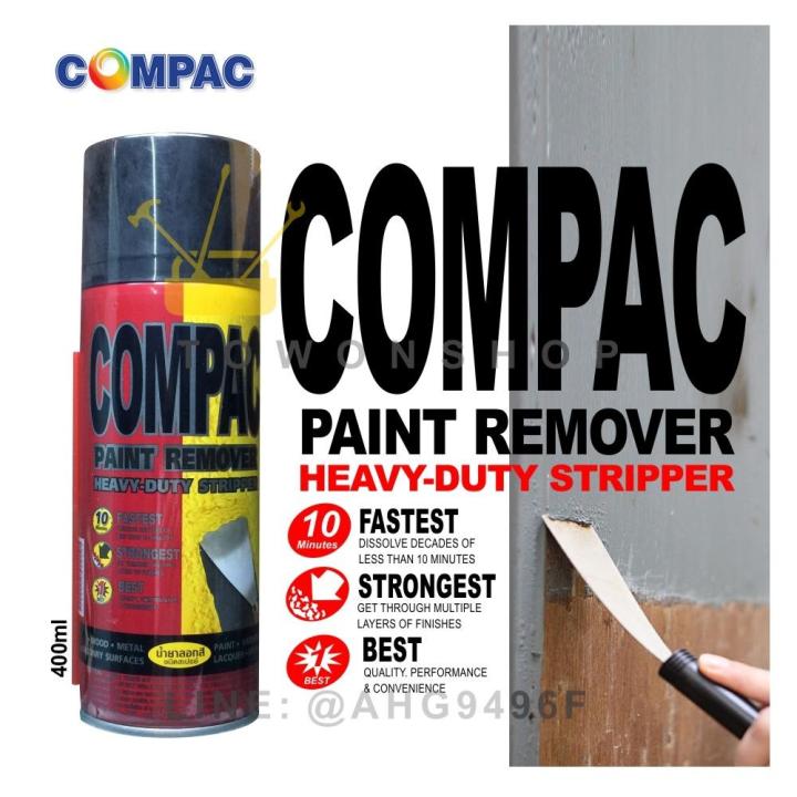 compac-น้ำยาลอกสี-ชนิดสเปรย์-ล้างสี-กัดสีทุกชนิด-พ่นลอกสีรถยนต์-ขนาด-400-cc