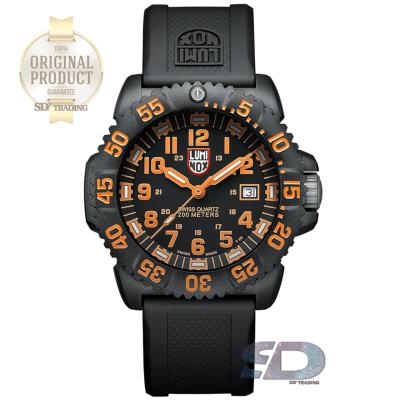 LUMINOX "ประกันศูนย์ 2ปี" Man watch (NAVY SEAL COLORMARK 3050 SERIES) รุ่น XS.3059 - Black/Orange