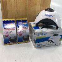 ปั๊มลม SOBO SB-830A ลม1ทาง 6L/min ปั๊มออกซิเจน แถมฟรีXINYOU XY-168 กรองฟองน้ำจิ๋ว จำนวน 4ชิ้น