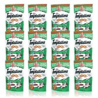 Whiskas Temptations Seafood Flavor 85g (12 Units) ขนมแมว รสซีฟู้ด สำหรับแมวโต อายุ 1 ปีขึ้นไป 85g (12 ซอง)