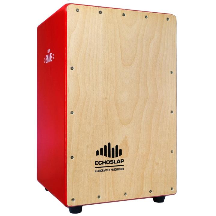 echoslap-คาฮอง-cajon-รุ่น-super-snare-สีแดง