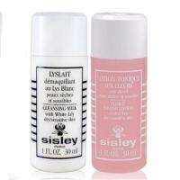 Sisley Duo Floral Toning Lotion 30ml.+Cleansing Milk White Lily 30ml.