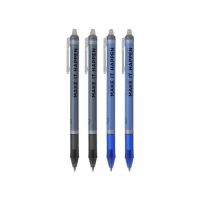 UD PENS ปากกา Erasable sLim EGLN-305 ปากกาลบได้ เจล 0.5 (สีดำ 2 ด้าม/น้ำเงิน 2 ด้าม)(Multicolor)