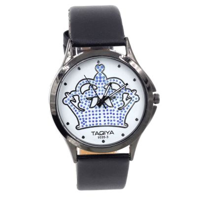 TAQIYA นาฬิกาข้อมือ UNISEX ใส่ได้ทั้งชายและหญิง  - WP8145 (Black/Blue)