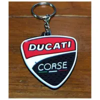 พวงกุญแจ ยางแกะสลัก DUCATI