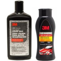 3M แชมพูล้างรถ และ 39026 Car Liquid Wax แว๊คเคลือบเงา ขนาด 473 ml.