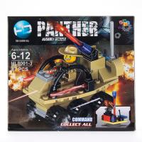 ProudNada Toys ของเล่นเด็กชุดตัวต่อเลโก้เทหาร HE LONG DA PANTHER 87 PCS HL8001-3