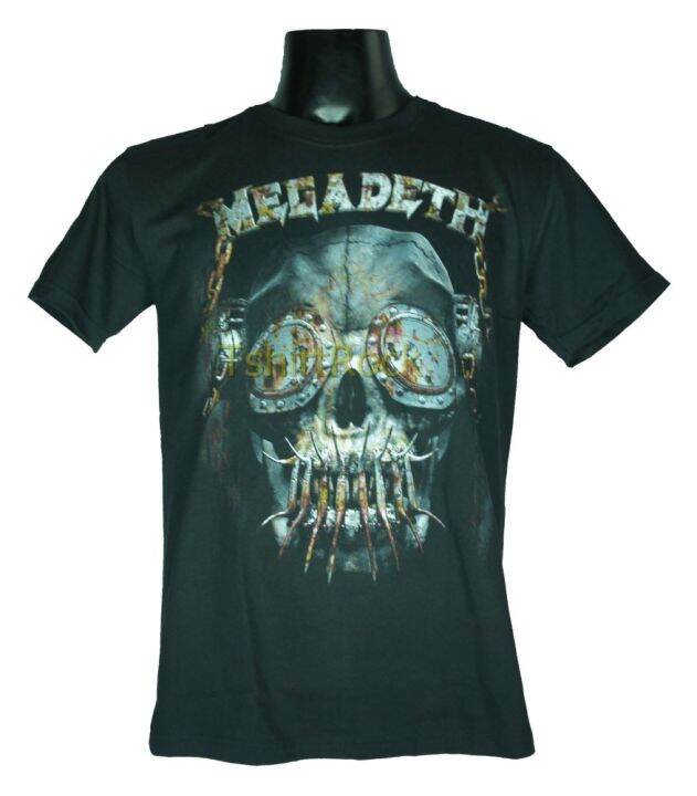 เสื้อวง-megadeth-เสื้อยืดวงดนตรีร็อค-เมทัล-เสื้อร็อค-เมกาเดธ-mdh1474-ส่งจาก-กทม