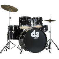 DDrum D2 *ของแท้ 100%* Drum Set 5pc (สี Midnight Black) กลองชุด 5 ชิ้น