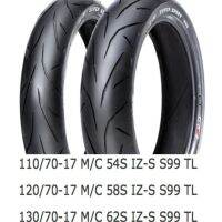 IRC ยางรถมอเตอร์ไซด์รุ่น iZ-S 130/70-17 (1 เส้น) M/C 62STL /TT (1 เส้น)